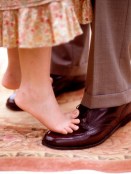 dancing on Dad's feet
